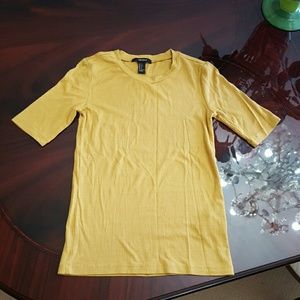 🔴⤵$18 Forever 21 Mustard Top (NWOT)🔴🔴